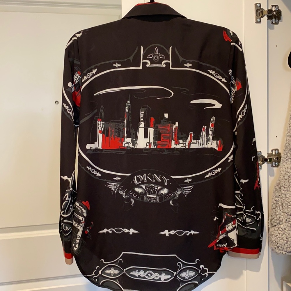 DKNY NYC Skyline Button Down